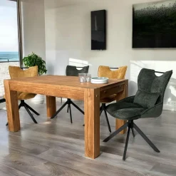 Allonge 40cm Chêne huilé pour table carrée 120cm FJORD