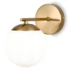 Applique globe style moderne – finition dorée DELTONA