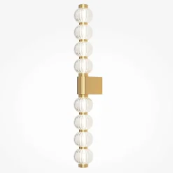 Applique moderne - barre de perles ciselées en verre BELLA