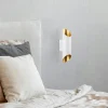 Applique murale design blanche, abat-jour cylindrique SINOP