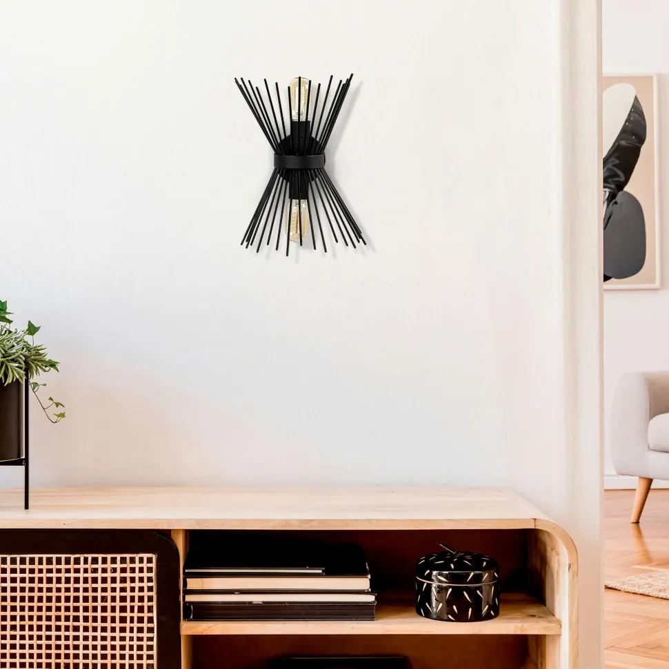 Applique murale design cuivrée, forme sablier SINOP