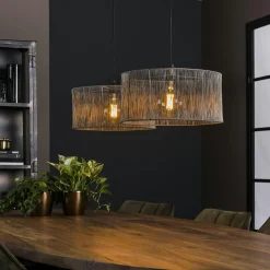 Applique murale LED design, 1 tige noire verticale VIESTE