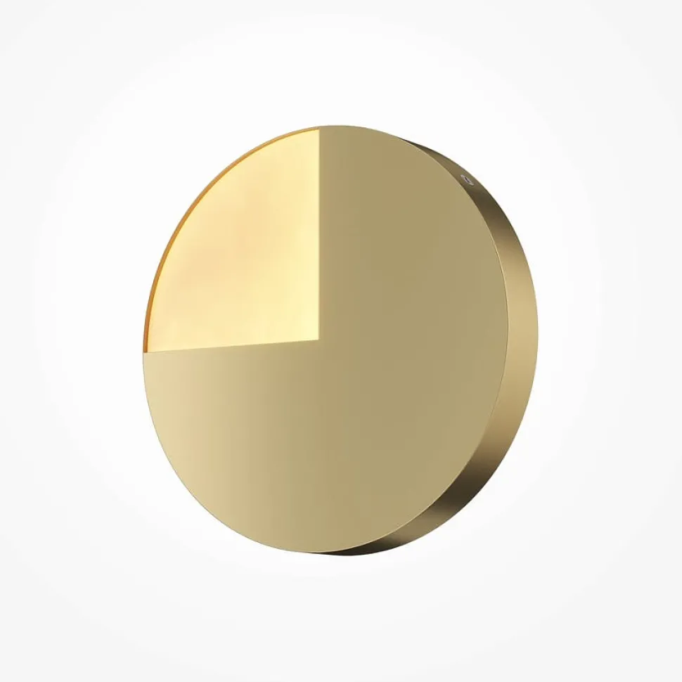 Applique murale moderne à cadran doré ⌀25 cm LAUREL