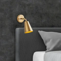 Applique murale moderne noire, abat-jour orientable SFAX