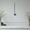 Applique murale noire – barre verticale minimaliste 60 cm SALEM