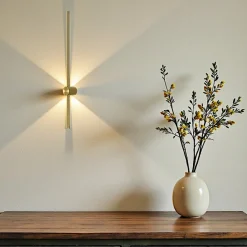 Applique murale noire – barre verticale minimaliste SALEM
