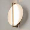 Applique murale noire – disque blanc minimaliste WINDER