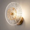 Applique rétro en verre - forme soleil stylisé YUMA