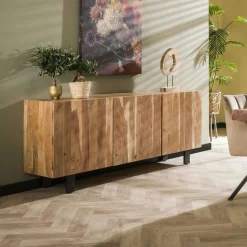 Banc coffre hévéa 118cm HELENA