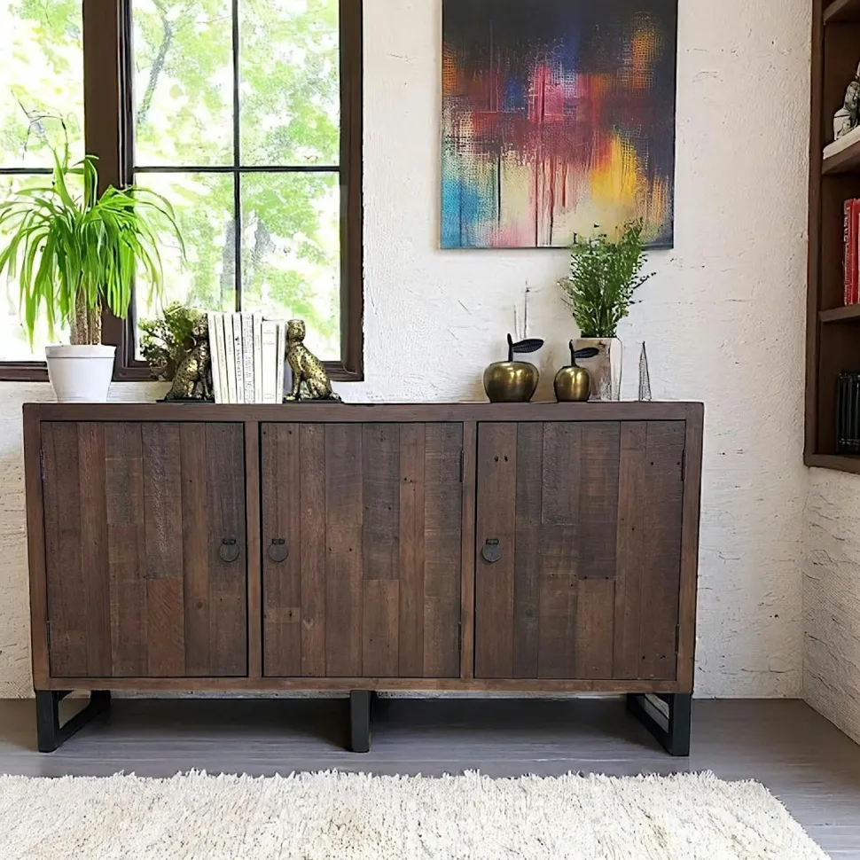Buffet bois brun recyclé SAMOA