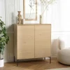 Buffet contemporain 2 portes bois couleur naturelle MAYENCE