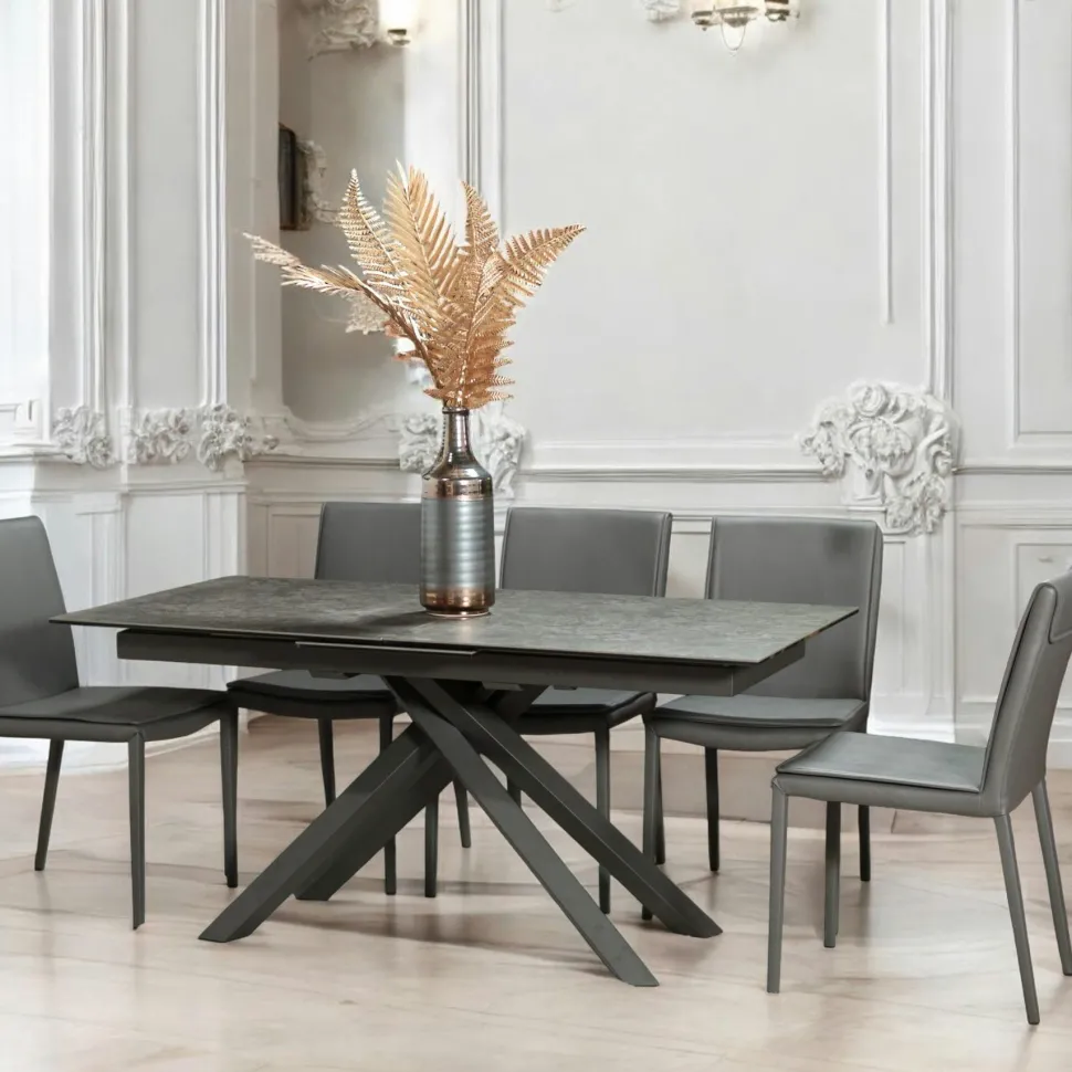 Buffet moderne en chêne blanc 200 cm ZONZA