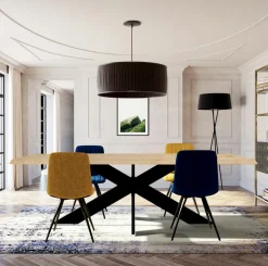 Buffet moderne en chêne blanc 200 cm ZONZA