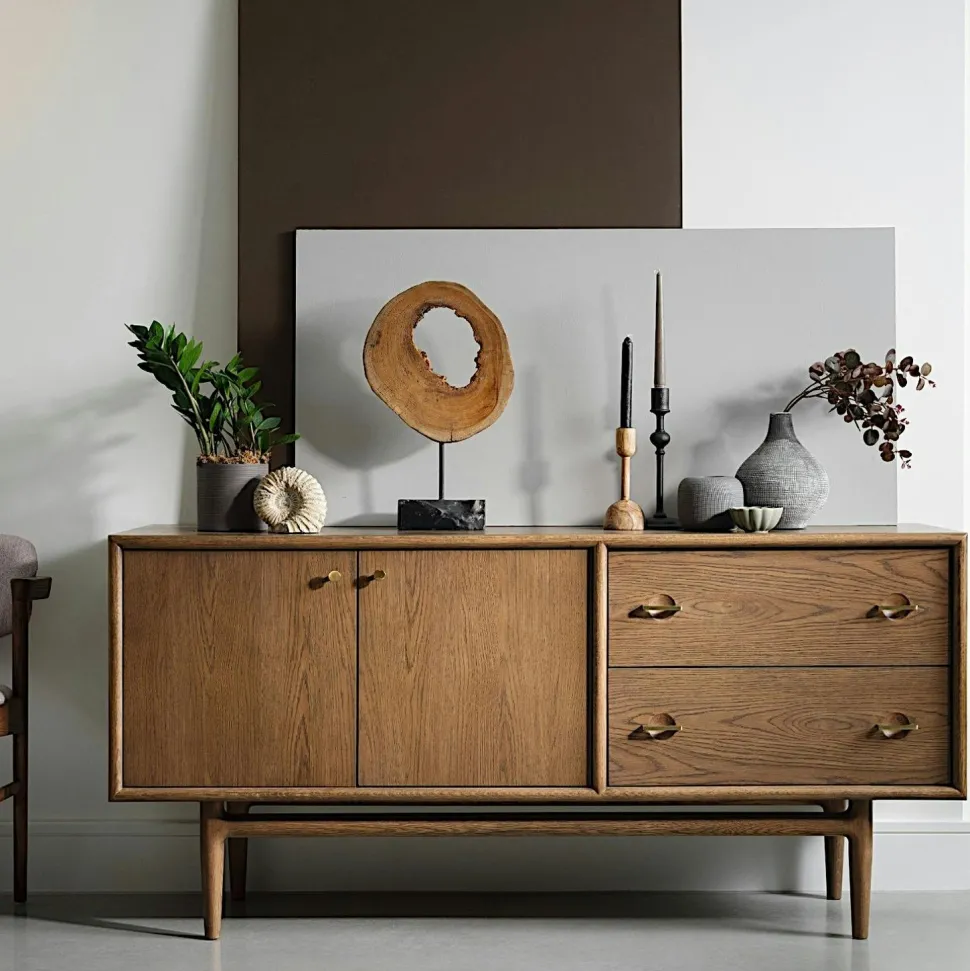 Buffet vintage en bois de chêne BRADFORD