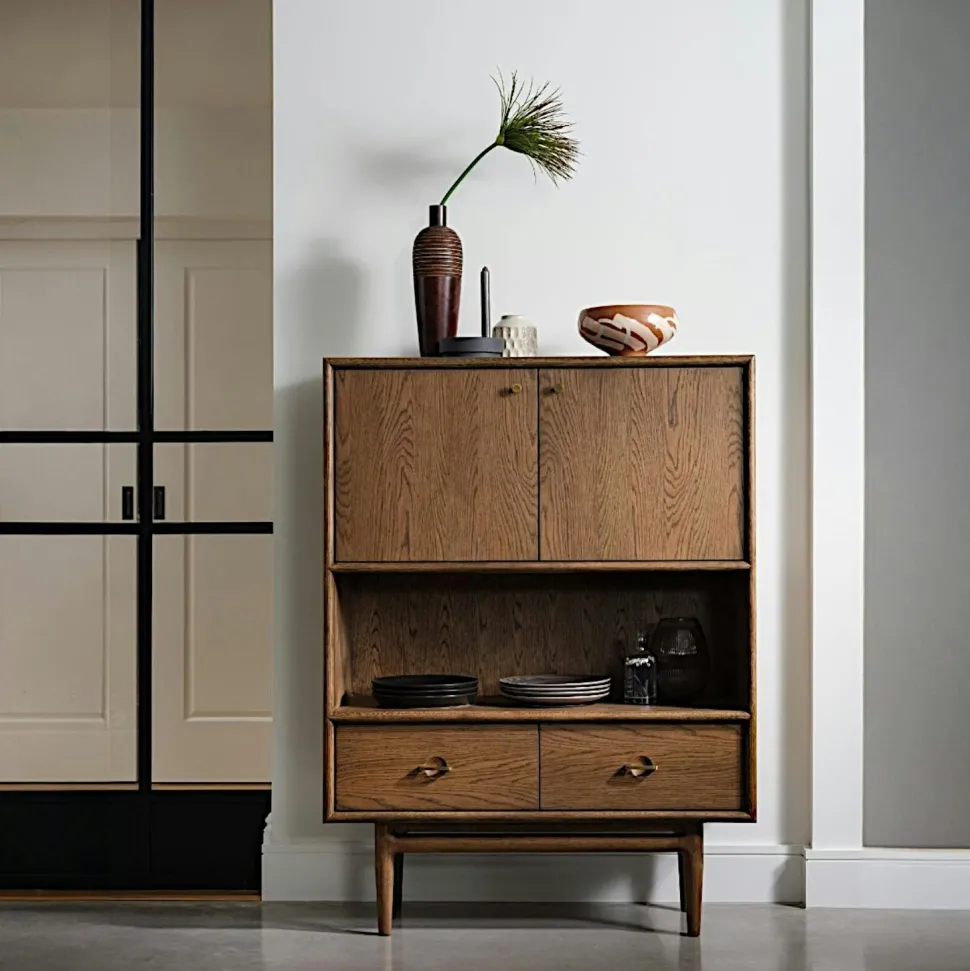 Buffet vintage en bois de chêne BRADFORD