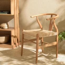 Bureau / Console en bois de teck recyclé 140 x 60 SWING