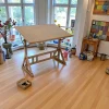 Bureau architecte inclinable bois hévéa massif TRADITION