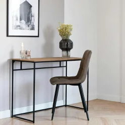 Bureau console en bois clair - design minimaliste TALLINN