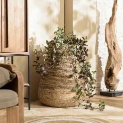 Cache pot en chanvre tressé naturel 60 cm SWING