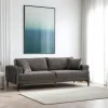 Canapé 3 places anthracite avec couchage d’appoint JACA