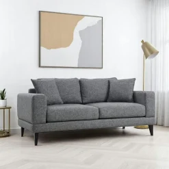 Canapé 3 places gris - style contemporain VENCE