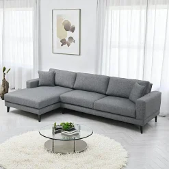 Canapé 2 places gris - style contemporain VENCE
