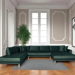 Canapé panoramique vert foncé - côté droit AMSTERDAM