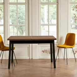 Chaise blanche scandinave pieds bois (lot de 2) LOTA