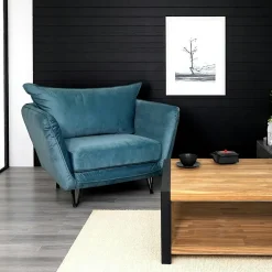Chaise bois exotique et cannage dossier arrondi MANAK