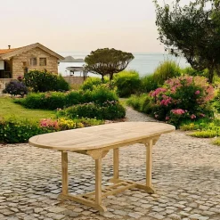Chaise de jardin en teck à bords droits (lot de 2) SUMMER