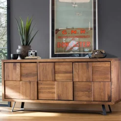 Chaise de salle à manger camel used OKA (lot de 2)