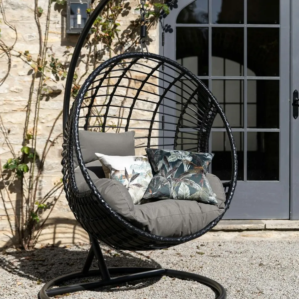 Chaise de salle à manger gris anthracite avec pieds épingle (lot de 2) MALMOE