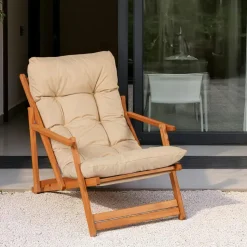 Chilienne taupe pliante - grand confort SORA