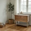 Commode Hévéa 3 tiroirs, 1 plateau bas 100x45x76cm TRADITION