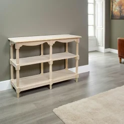 Console Drapier Hévéa 3 plateaux 125x40x90cm TRADITION