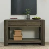 Console en bois de chêne fumé ALLEN