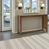 Console moderne bois hévéa 120cm ATTAN
