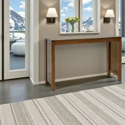 Console moderne bois hévéa 120cm ATTAN