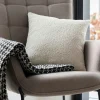 Coussin déco beige sable BRUGES