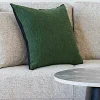 Coussin déco vert foncé BRUGES