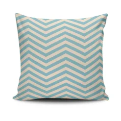Coussin gris motif graphique IZMIR