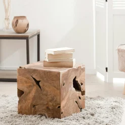 Cube en bois de teck POLO