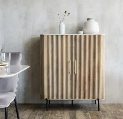 Etagère bois noir et métal 10 niches CORUMBA