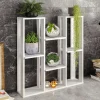Etagère décorative blanche avec niches ouvertes MARFA