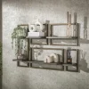 Etagère murale de salon style vintage (ensemble de 5) RALF