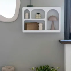 Etagère murale design effet bois 120 cm TALLINN