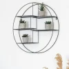 Etagère murale ronde déstructurée Ø47 cm TALLINN