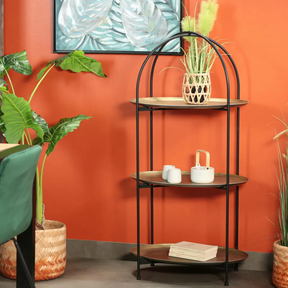 Etagère plante intérieur/extérieur gris foncé