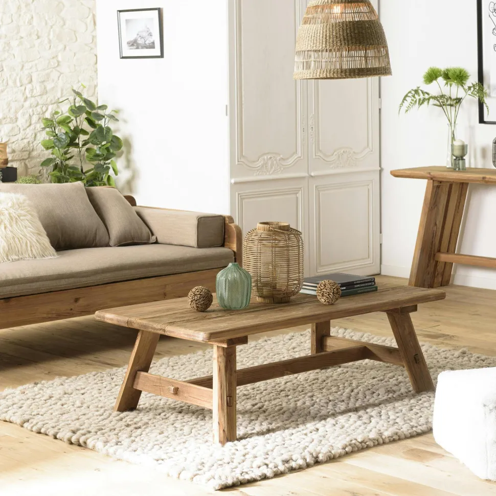 Fauteuil capitonné tissu bouclette blanc TIM