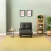 Fauteuil convertible anthracite couchage 175 cm IBARRA
